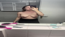 Breasts Lubricated and Massaged