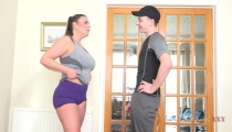 AuntJudysXXX – Busty MILF Maisie Lewis Fucks Her New Personal Trainer