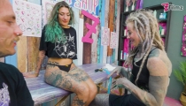 ANAL THREESOME during TATTOO session