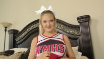 Curvy Blonde Cheerleader Loves Older Men