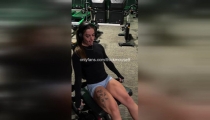 College slut squirts hard on IG live while fingering pussy