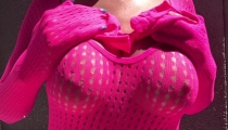 Italian Big Tits Milf Artemisia Love Hot Solo Big juicy Boobs Bouncing Session outdoor water play