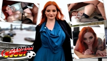 German Scout – Redhead Ginger Zara Durose with Big Tits and Fire Bush Pick up for Casting Fuck