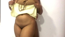 Naughty and Thick Lankan Step sister joined me with her big boobs me while no one at home