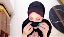 Hijab Sex with Suck Dick Come in Face