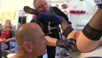 German BDSM – Slave ass licking enema