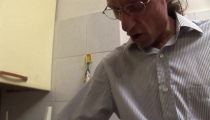 Italian housewife takes a big cock