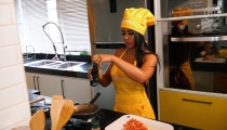 Hot Latinas Lesbians Cooking  – SFW