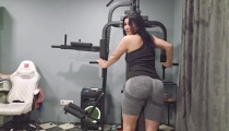 Orgasm Control, Masturbation in the Gym.