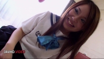Sultry Japanese teen Reina passionately sucks dick intensely for pleasure