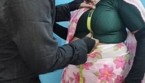 Dress Tailor Hot Sex with Customer, Desi Hot Saree Fuck