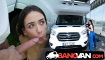 BANGVAN – Cutie Vixi Rafi meets perverted couple