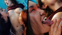Monstergirl Lesbian Porn – Vampire Girls Threesome