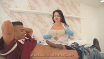 Interracial-i Find a Huge Cock in My Patient's Checkup and I Crave to Give Him a Juicy Blowjob.