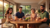 Steamy Weekend Surprise with Alluring Mature Stepaunt and Fiance Loving Approval – Ai Generated