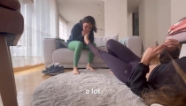 Big, Sweaty Female Foot Wrestling