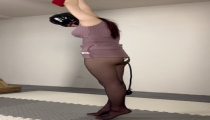 Black Silk Bobobe + Inflatable Anal Plug Ascending Version