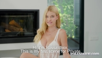Private com – Rossavaxx, debuts in porn with anal