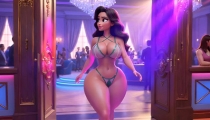 Ep9-From Chubby & Ignored to Curvy Cock Tease-Wife in Emerald Micro Bikini With a handsome black man