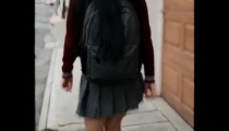 18-year-old Schoolgirl in School Uniform Gets Fucked by Her Neighbor!!