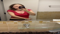 You Can See Her Big Nipples Through Her T-shirt