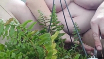 Stepmom makes video for stepson's friend teaching gardening part 01